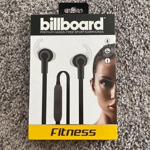 Billboard fitness headphones